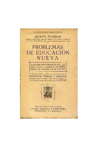 Problemas de educación nueva